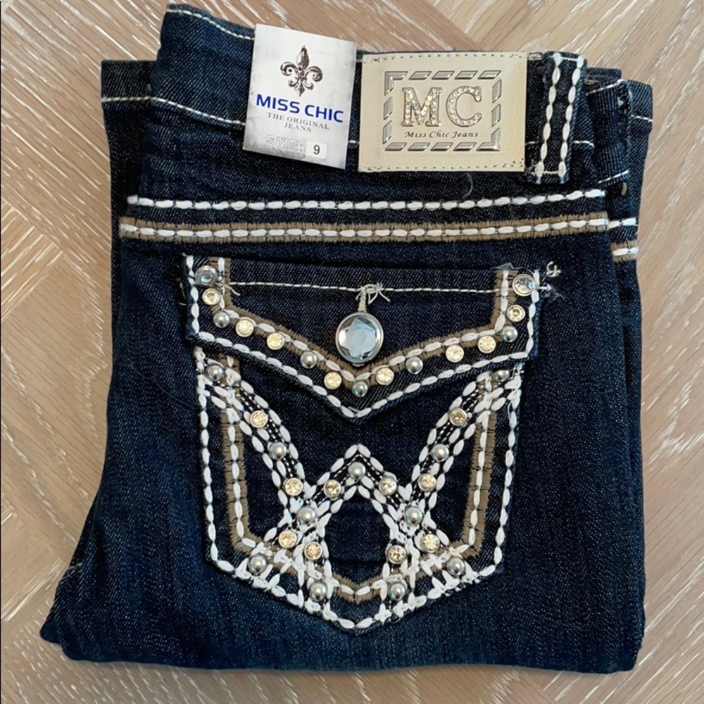 NWT Miss Chic Jeans size 9